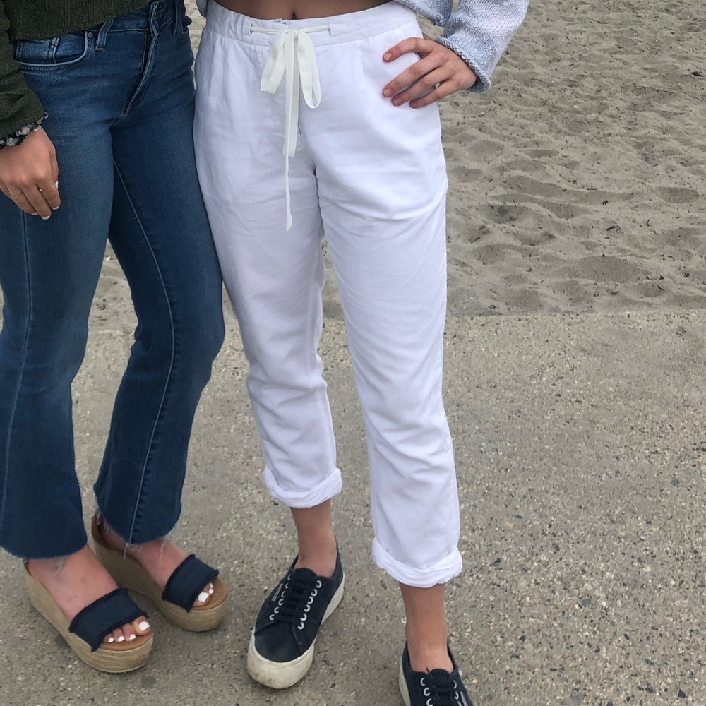 White tapered pant (forever 21)